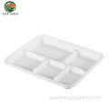 Caja de almuerzo compostable para el hogar sostenible 100 % biodegradable